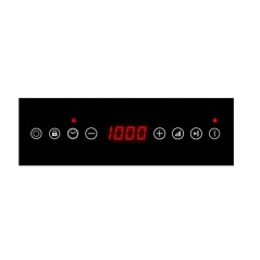 Steba HK 30 Ceramic Cooktop 2kW - Stylish Stainless Steel Design for Efficient Cooking